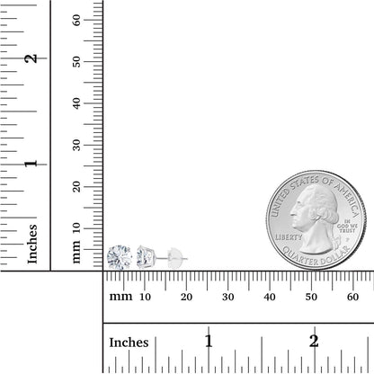 1.50 CTW AGI Certified Lab-Grown Diamond Stud Earrings in 14K White or Yellow Gold | F-G Color | VS Clarity | Ethical Luxury